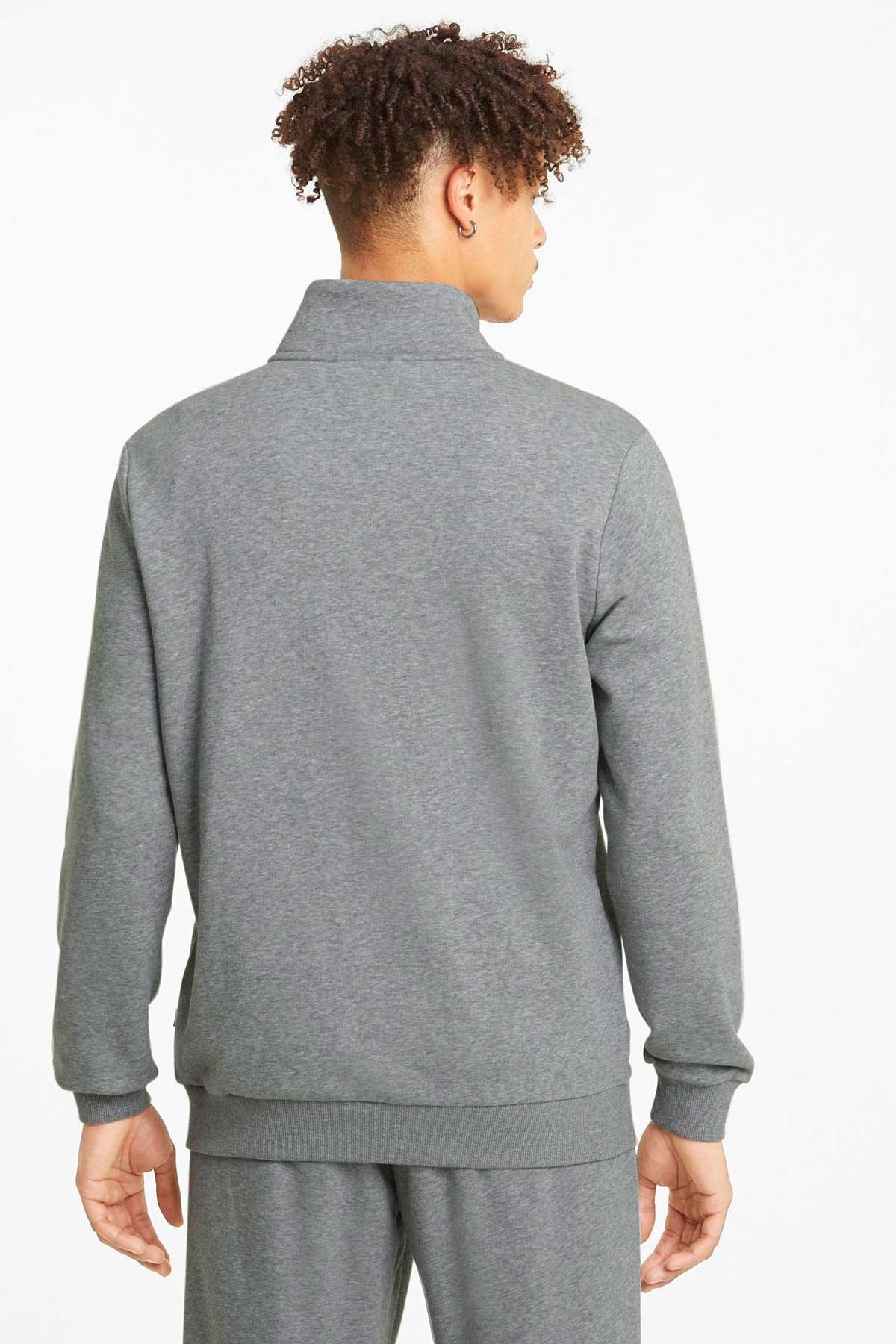 Puma Ess Track Erkek Sweatshirt 58669603 Gri