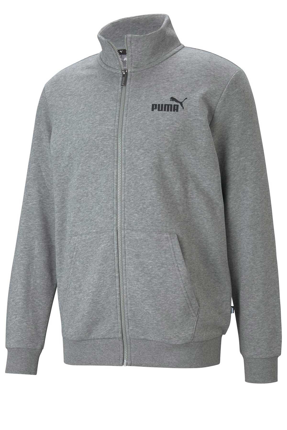 Puma Ess Track Erkek Sweatshirt 58669603 Gri
