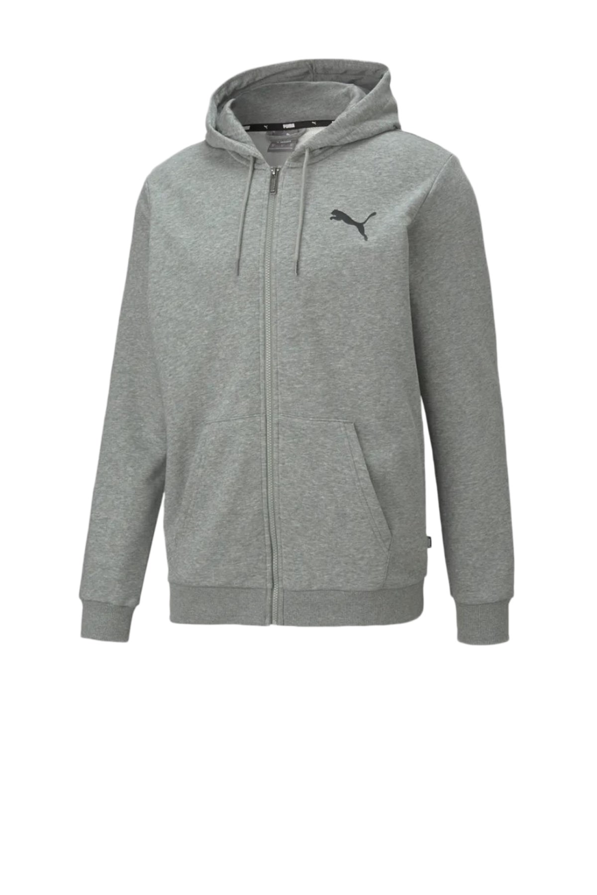 Puma Ess Small Logo FZ Erkek Sweatshirt 58670453 Gri