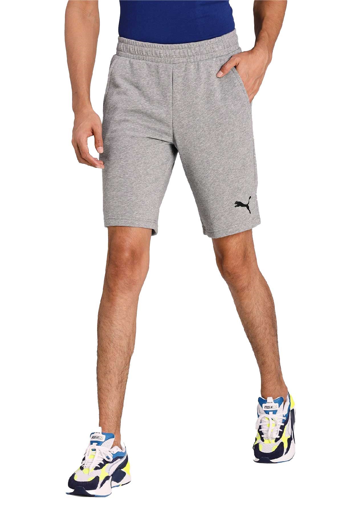 Puma ESS Shorts 10 Erkek Spor Şort 58670953 Gri