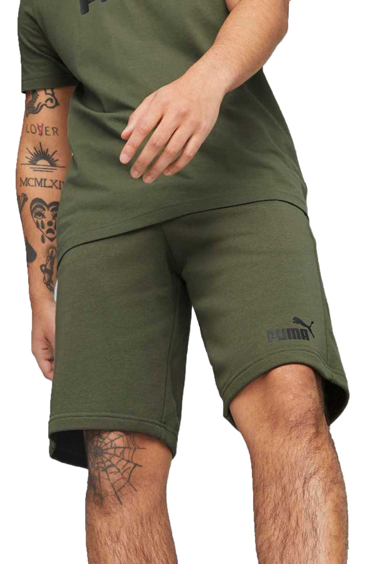 Puma ESS Shorts 10 Erkek Spor Şort 58671036 Yeşil