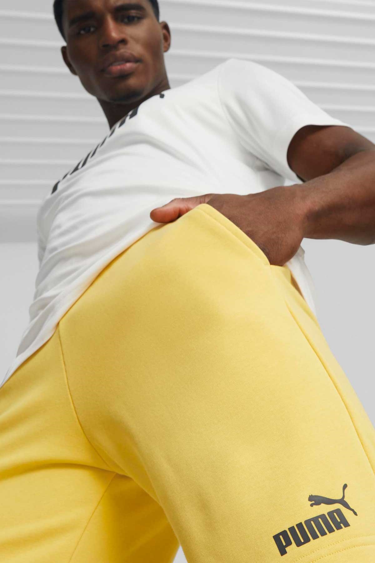 Puma ESS Shorts 10 Erkek Spor Şort 58671043 Sarı
