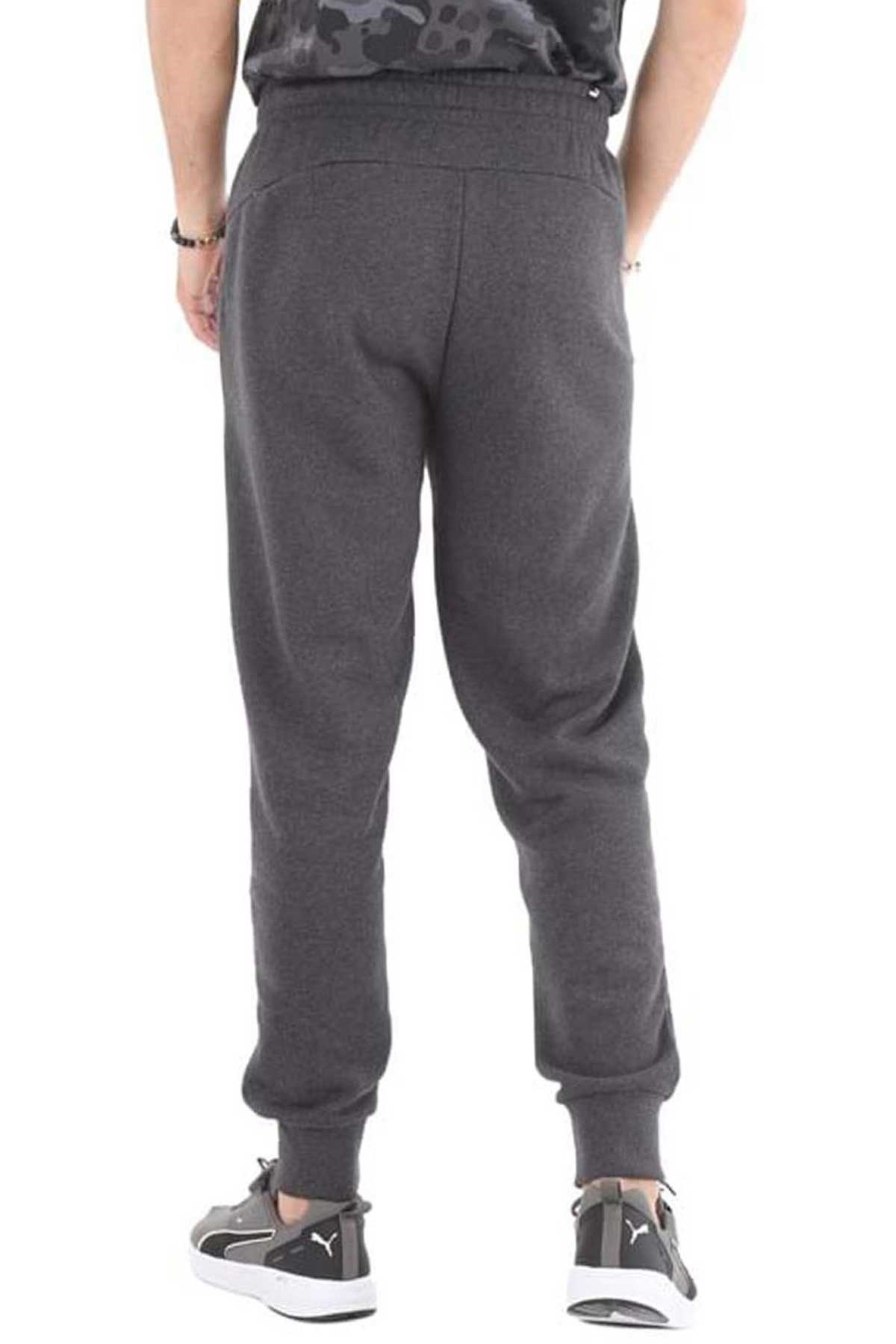 Puma ESS Logo Erkek Eşofman Alt 58671695 Gri