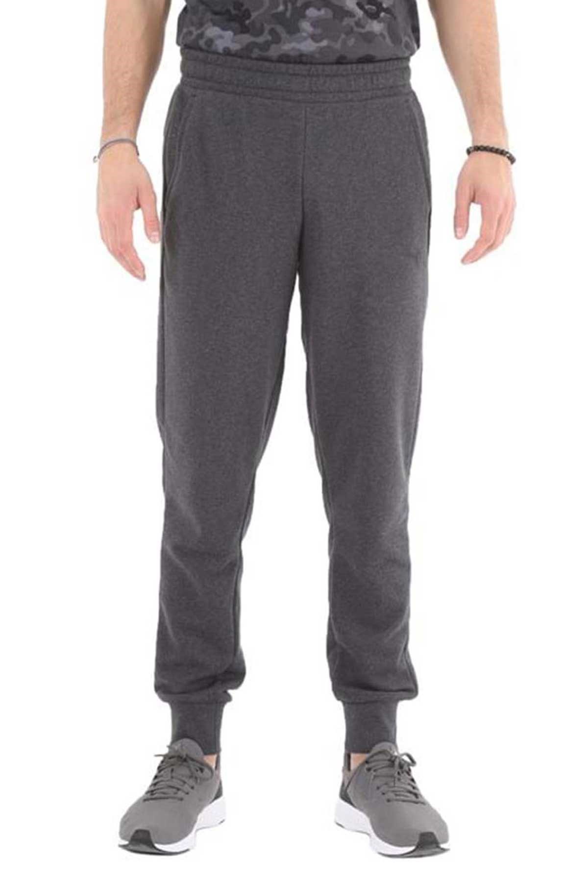 Puma ESS Logo Erkek Eşofman Alt 58671695 Gri