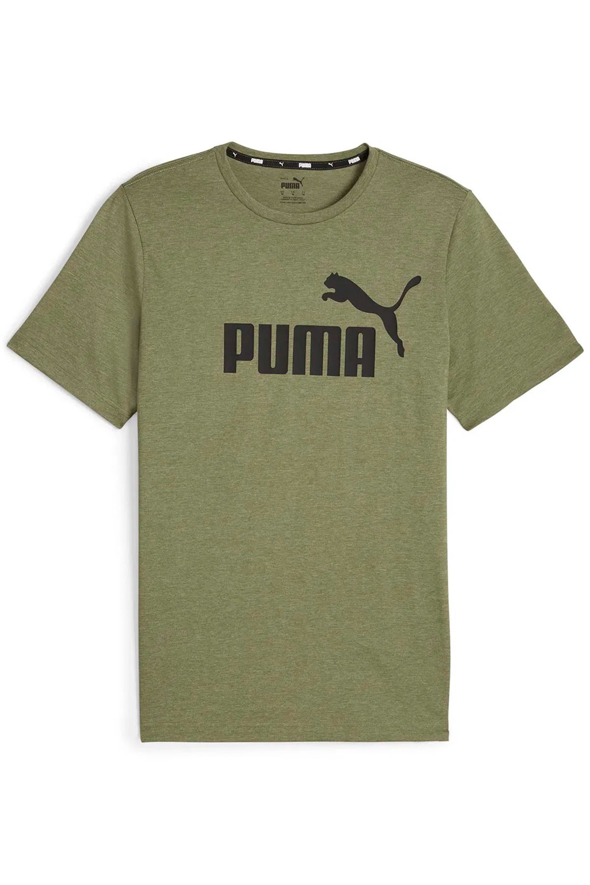 Puma Ess Heather Erkek Tişört 58673633 Haki