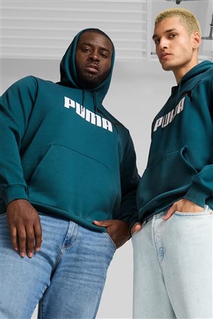 Puma Ess 2 Col Big Logo Erkek Sweatshirt 58676408 Yeşil