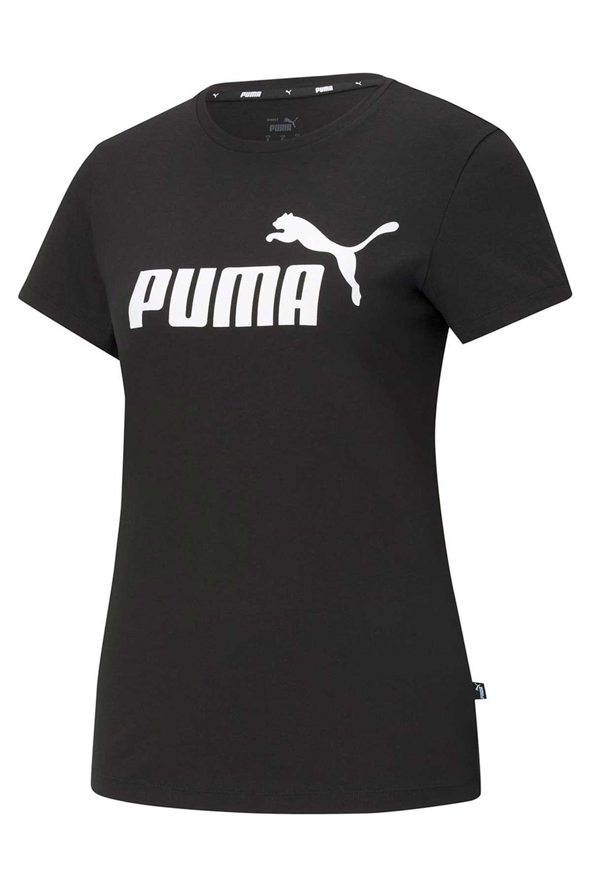 Puma ESS Logo Kadın Tişört 58677401 Siyah
