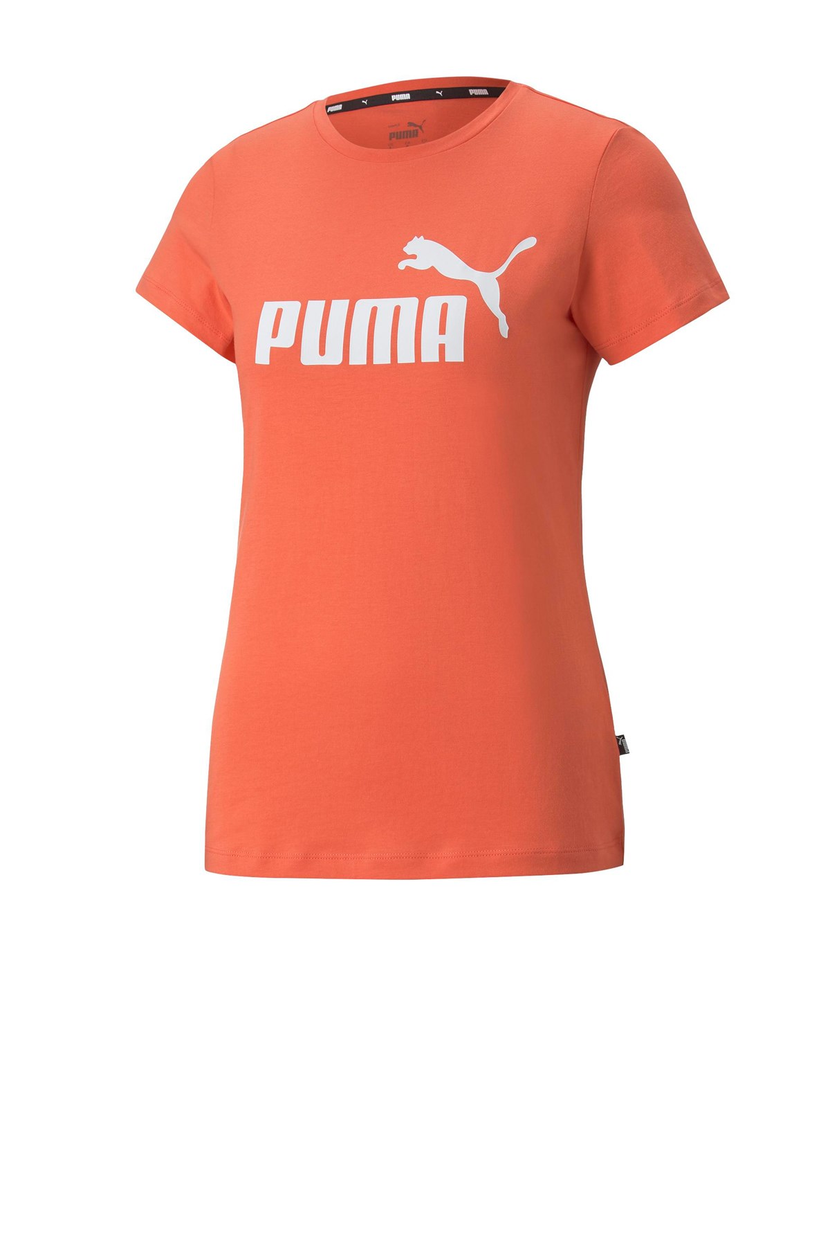 Puma Ess Logo Kadın Tişört 58677558 Turuncu