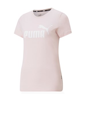 Puma Ess Logo Kadın Tişört 58677582 Pembe
