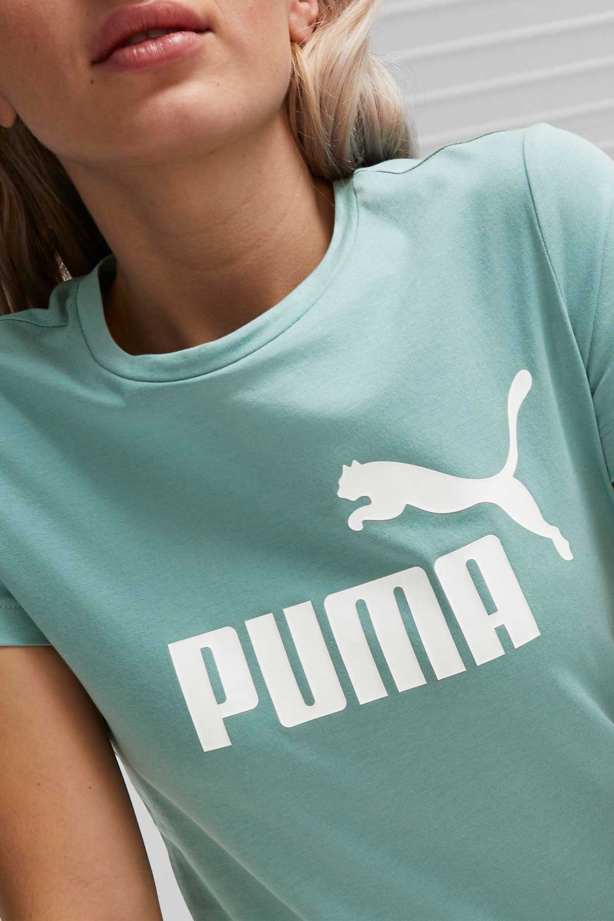 Puma ESS Logo Kadın Tişört 58677584 Mavi
