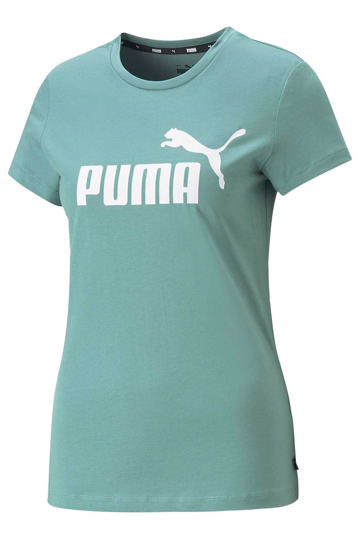 Puma ESS Logo Kadın Tişört 58677584 Mavi