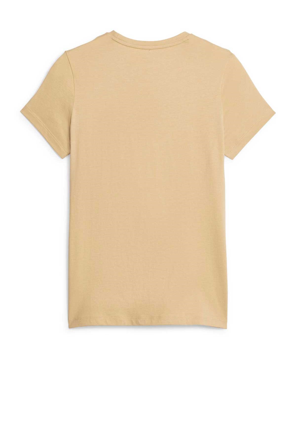 Puma Ess Logo Kadın Tişört 58677587 Bej