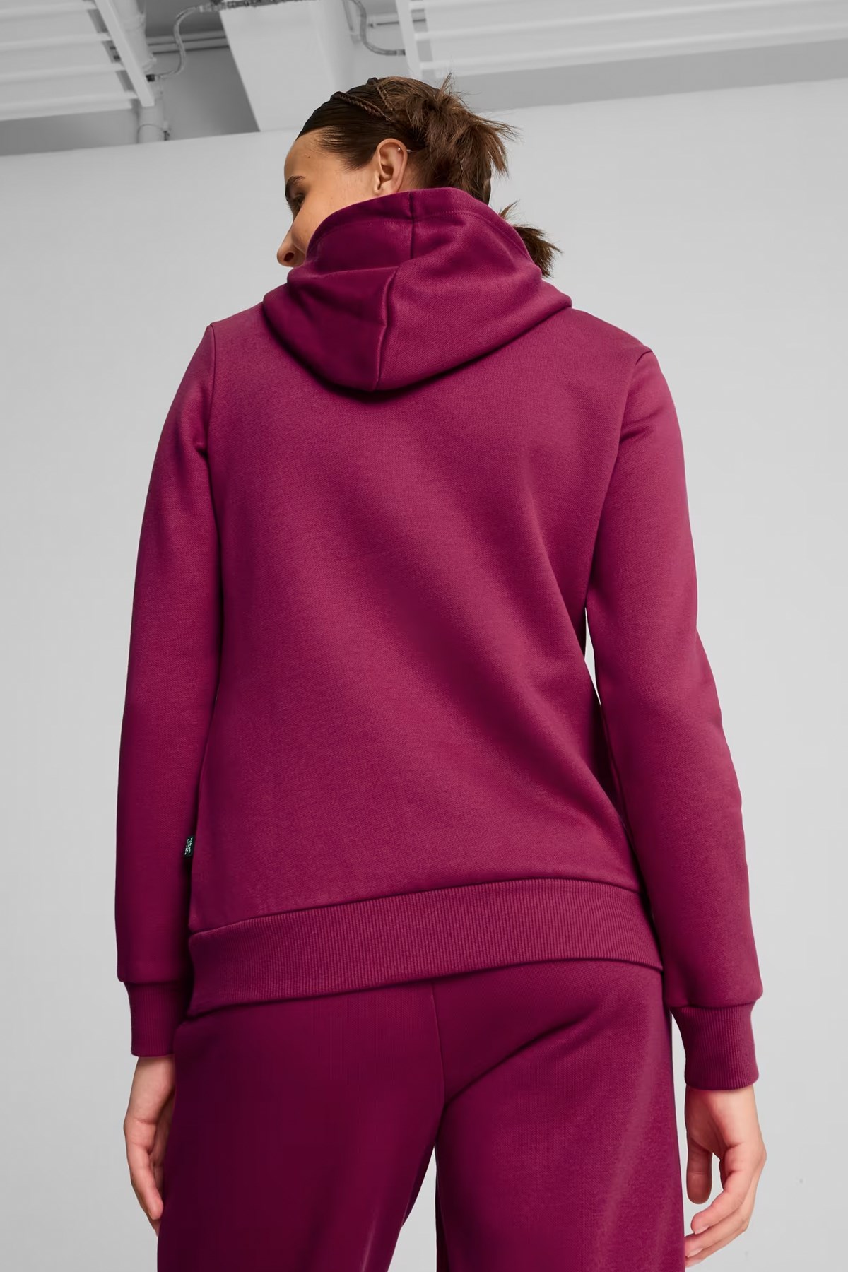 Puma Ess Logo Fl Kadın Sweatshirt 58678952 Pembe