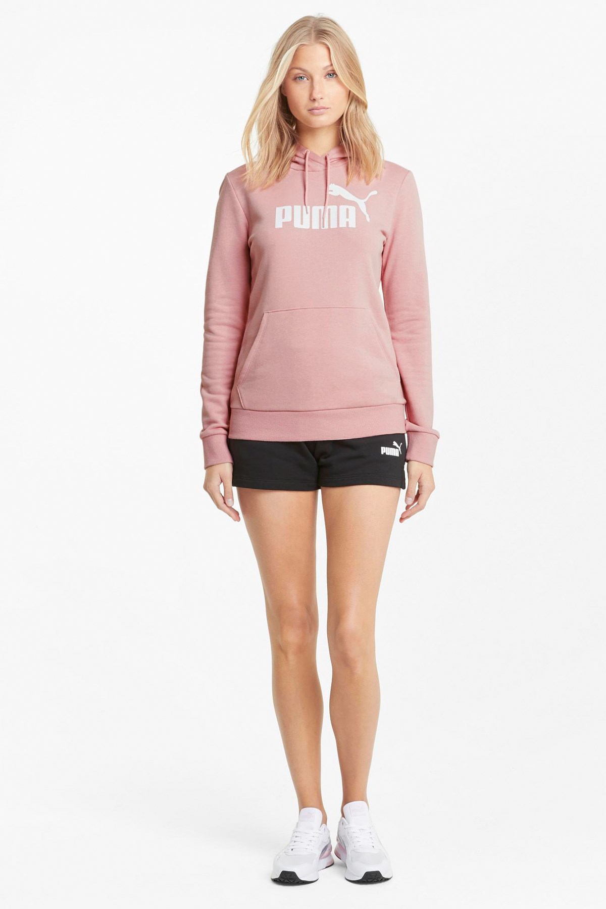 Puma Ess Logo Kadın Sweatshirt 58679180 Pembe