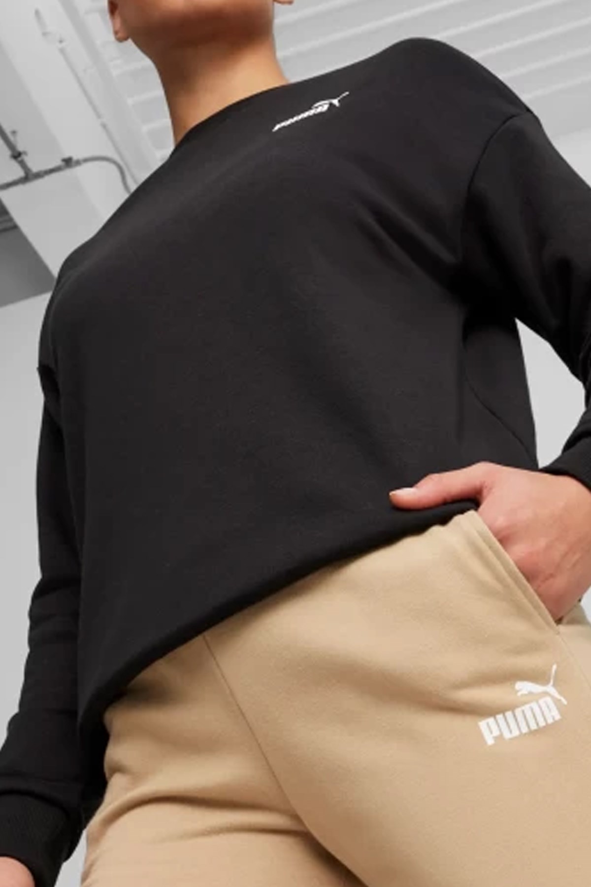 Puma Ess Sweatpants Kadın Eşofman Altı 58684383 Bej