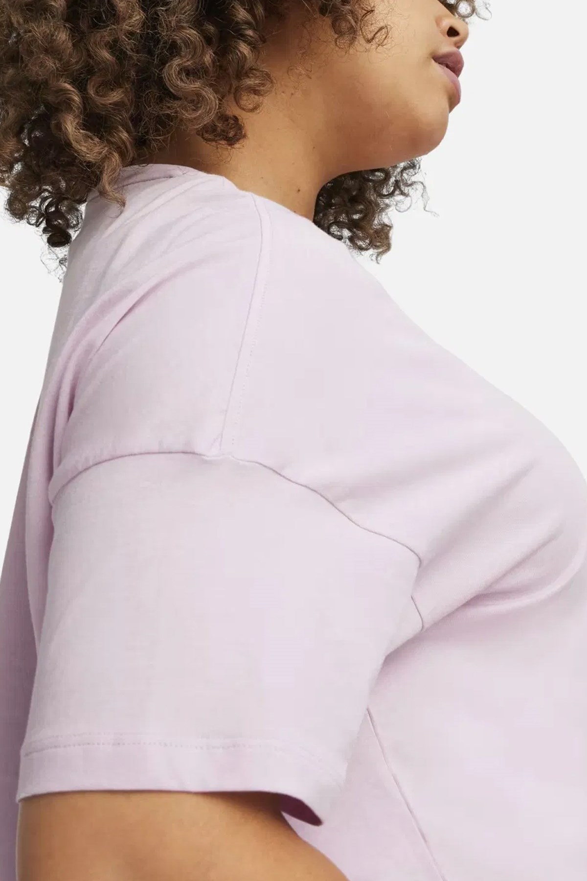 Puma Ess Cropped Logo Kadın Tişört 58686660 Pembe