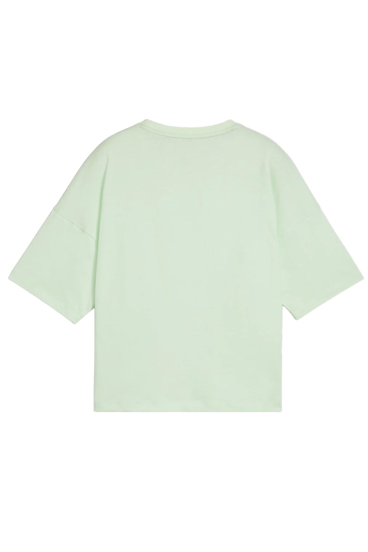 Puma Ess Cropped Logo Kadın Tişört 58686688 Yeşil