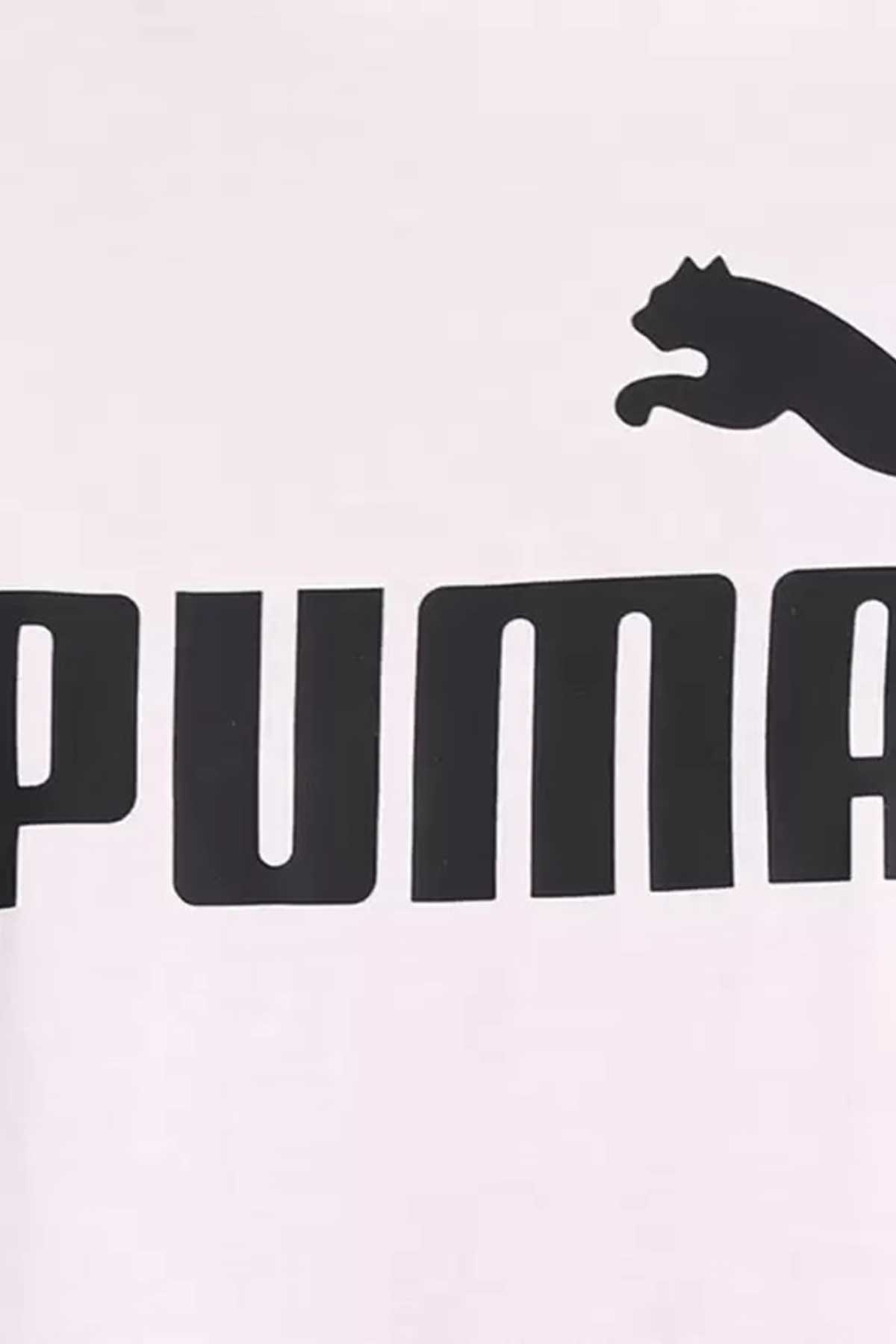Puma ESS Logo Boyfriend Kadın Tişört 58686802 Beyaz