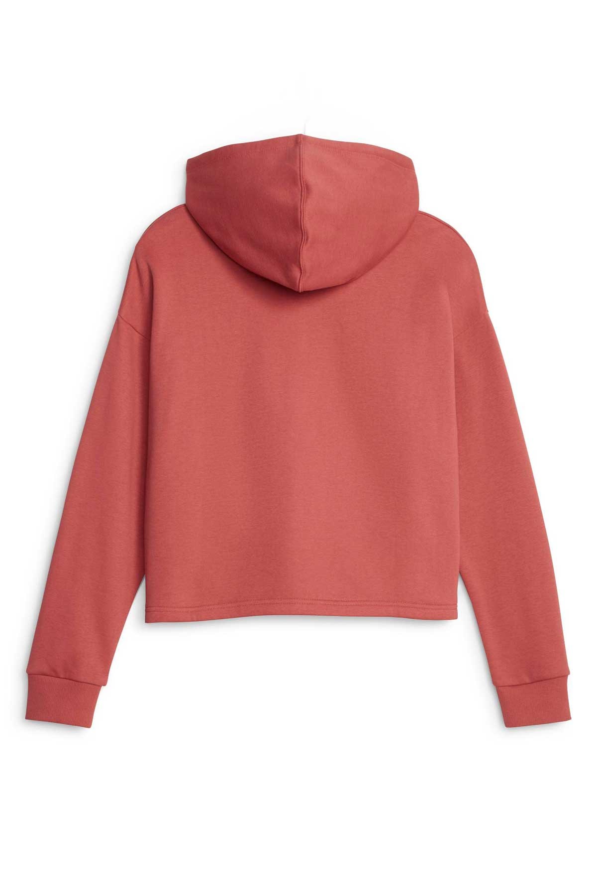 Puma Ess Cropped Logo Kadın Sweatshirt 58686929 Kırmızı