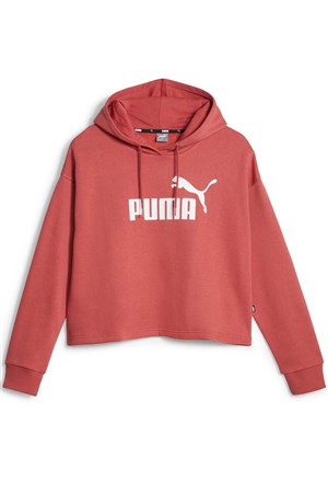 Puma Ess Cropped Logo Kadın Sweatshirt 58686929 Kırmızı