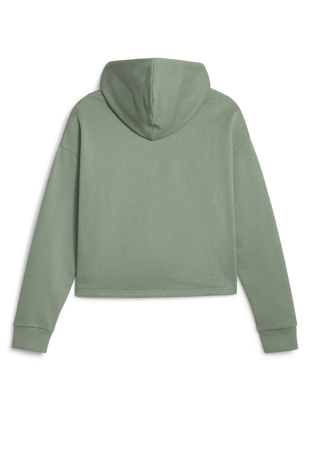 Puma Ess Cropped Logo Kadın Sweatshirt 58686948 Yeşil