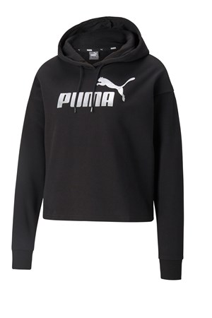 Puma ESS+ Cropped Metallic Logo Kadın Sweatshirt 58689151