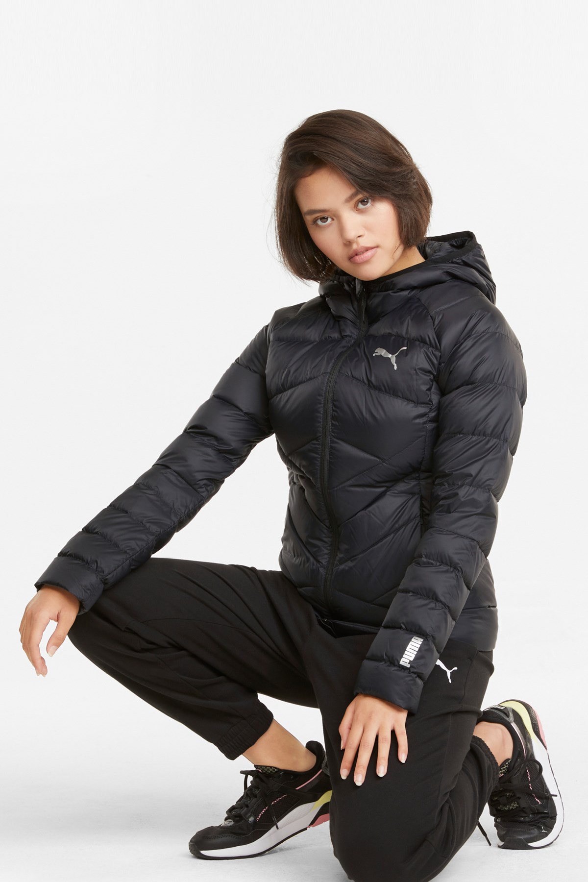 Puma PWRWarm PackLite 600 HD Kadın Şişme Mont 58770601 Siyah
