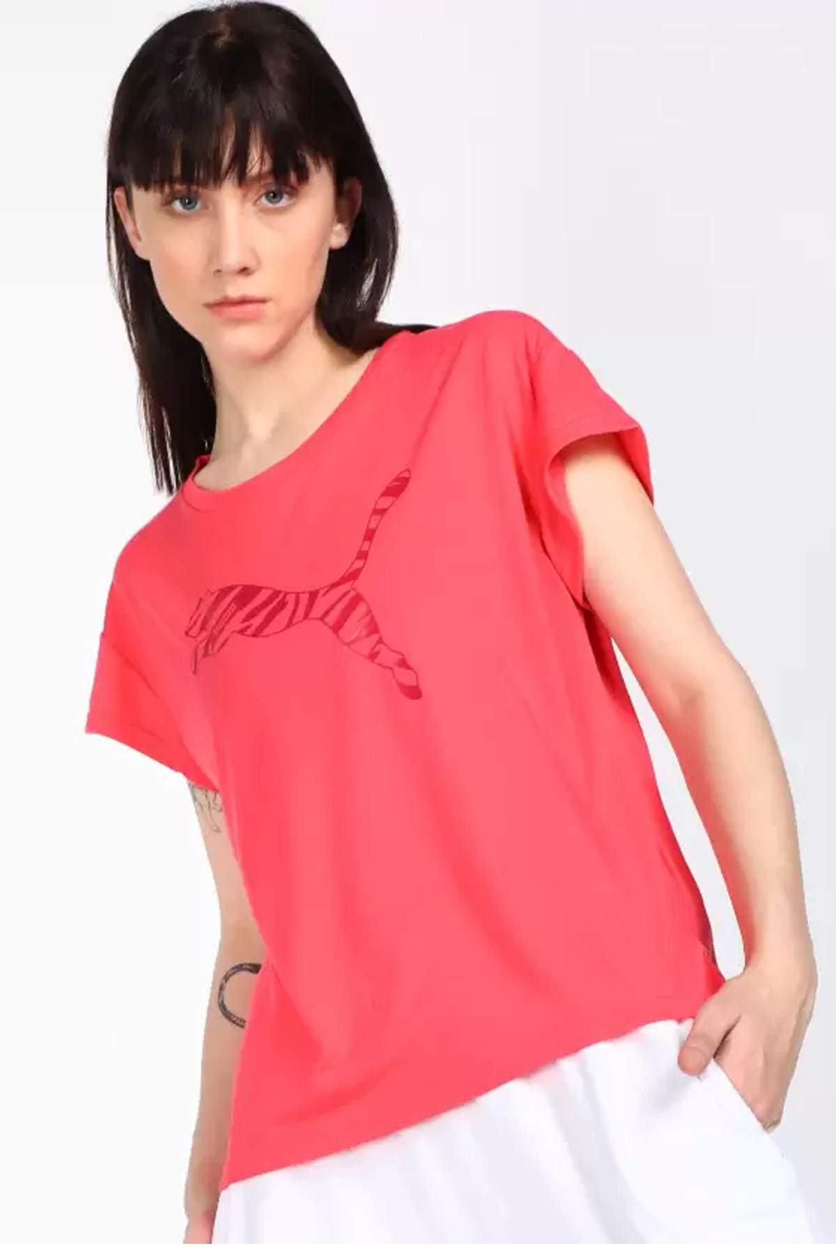 Puma Modern Sports Kadın Tişört 58947635 Pembe