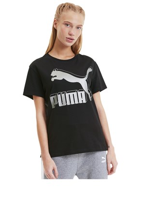 Puma Classics Logo Kadın Tişört 59551471