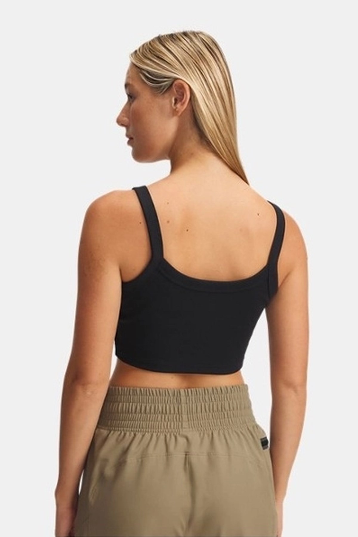 Under Armour Ua Rival Rib Baby Tank Kadın Atlet 6000265-001 Siyah