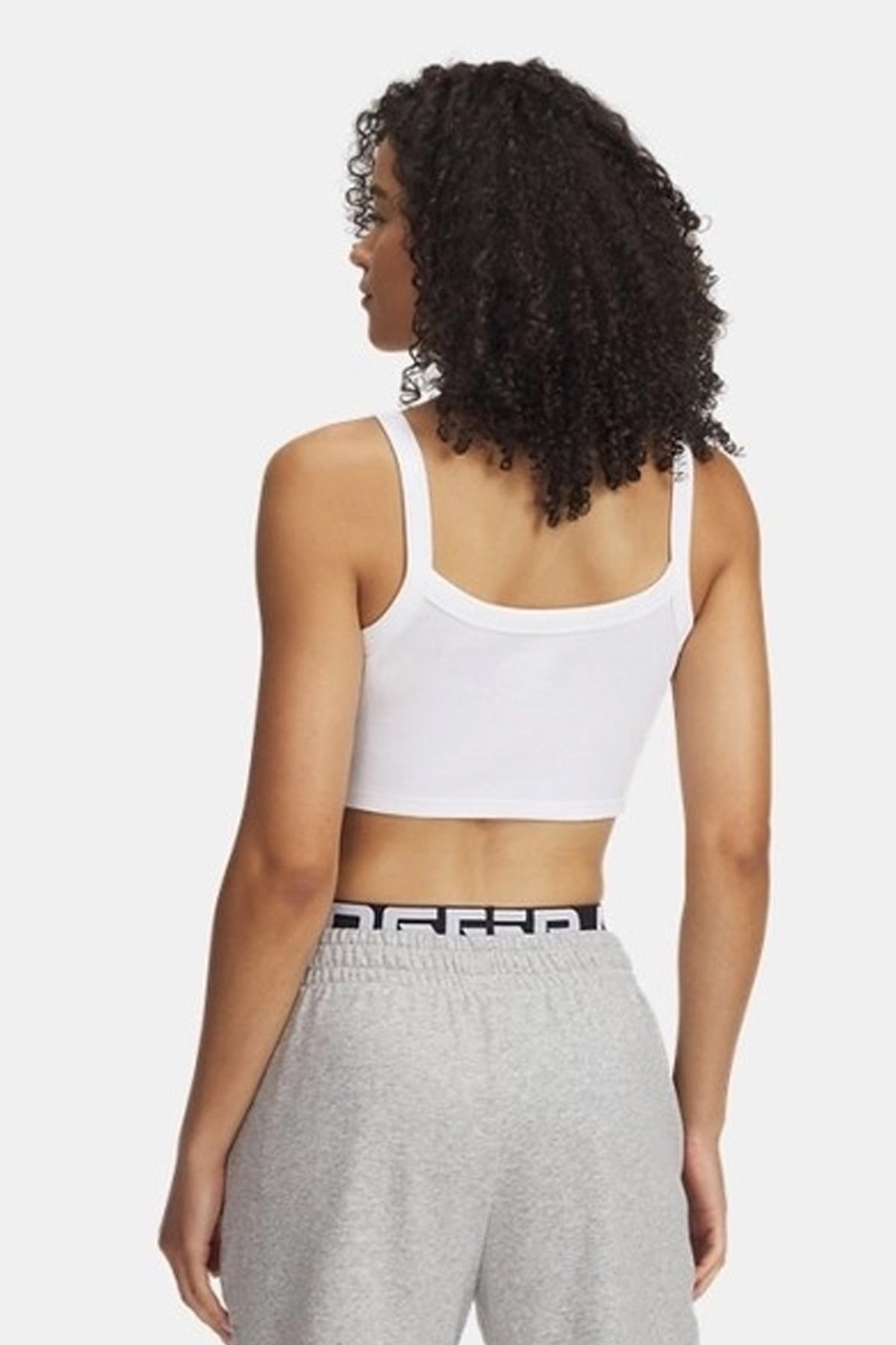 Under Armour Ua Rival Rib Baby Tank Kadın Atlet 6000265-100 Beyaz