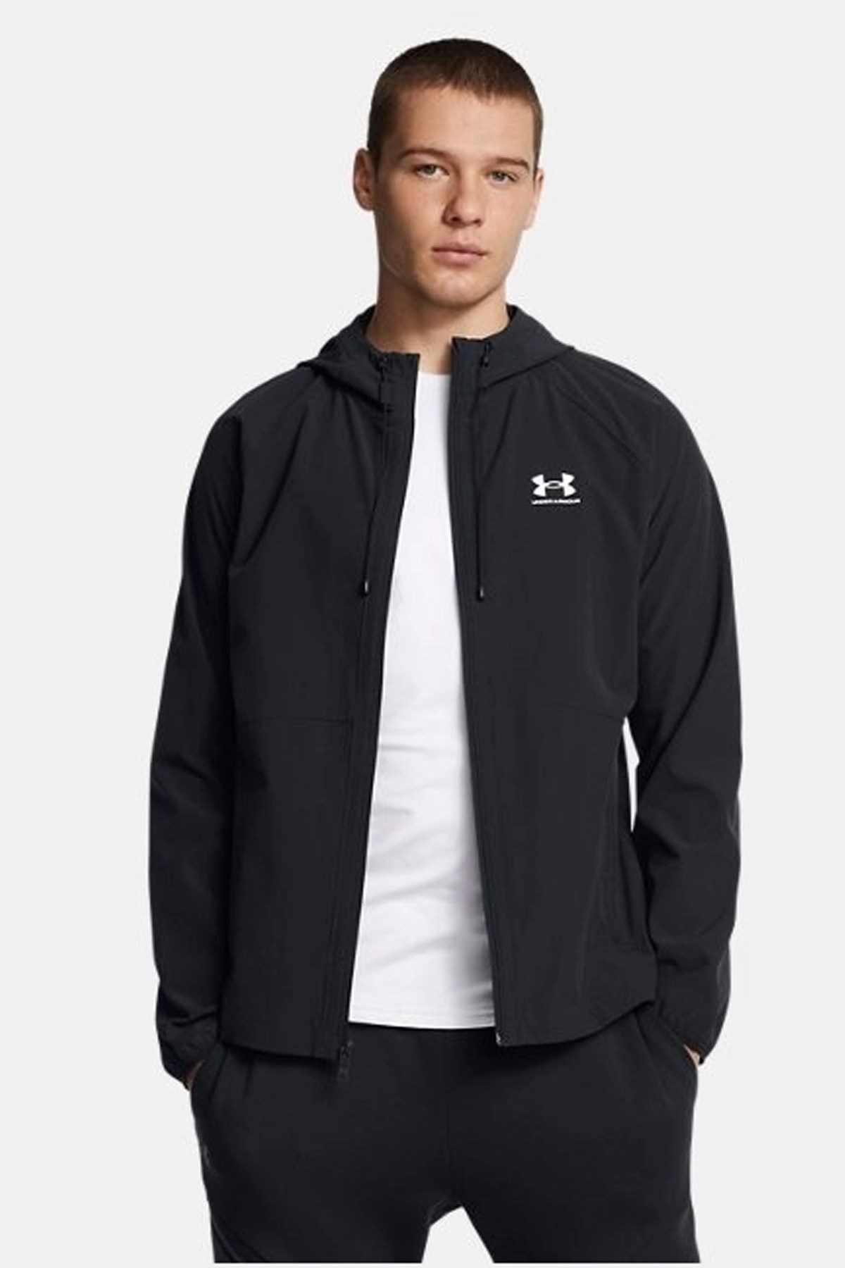 Under Armour UA Vibe Woven Erkek Rüzgarlık Siyah