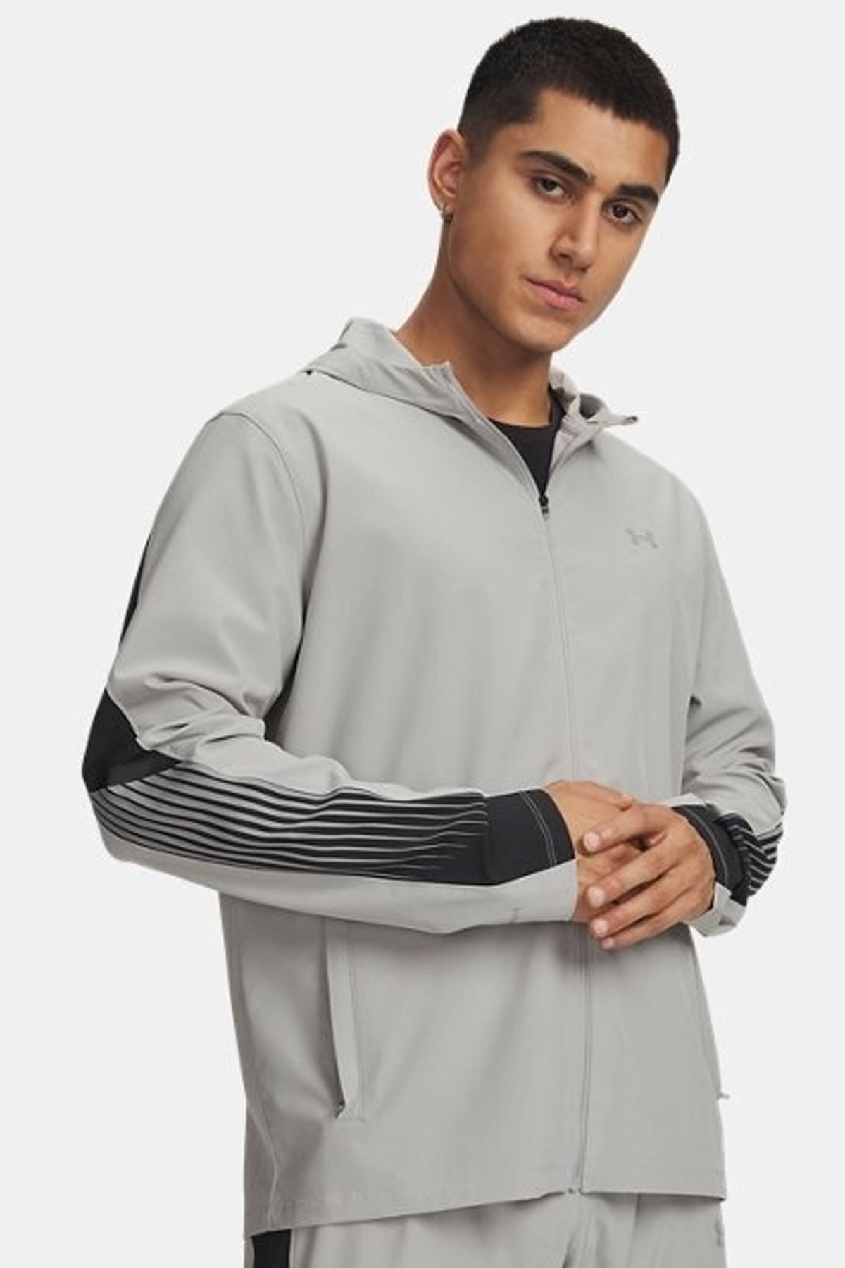 Under Armour Velociti Erkek Sweatshirt 6005900-069 Gri