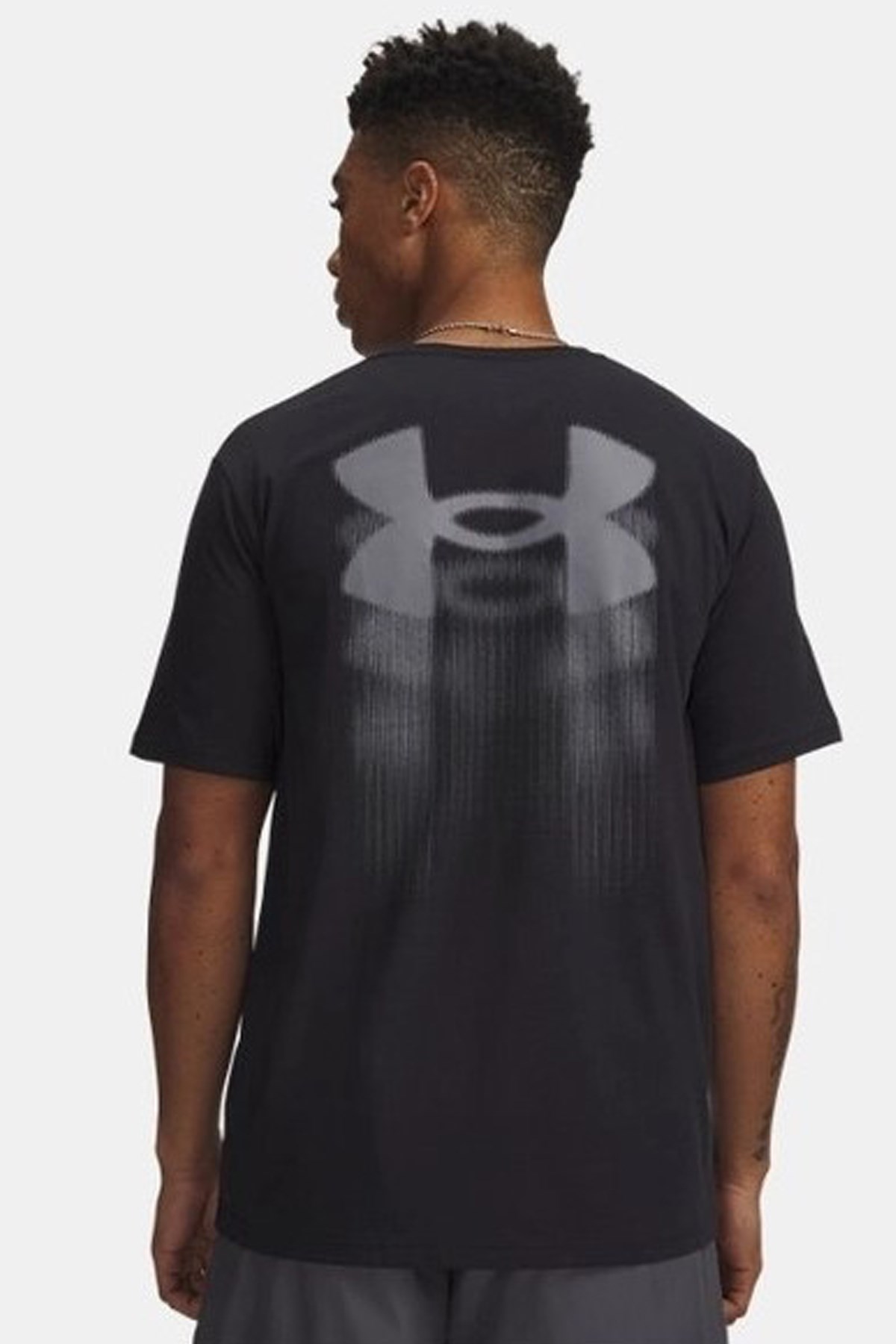 Under Armour Blur Logo Erkek Tişört 6009245-001 Siyah