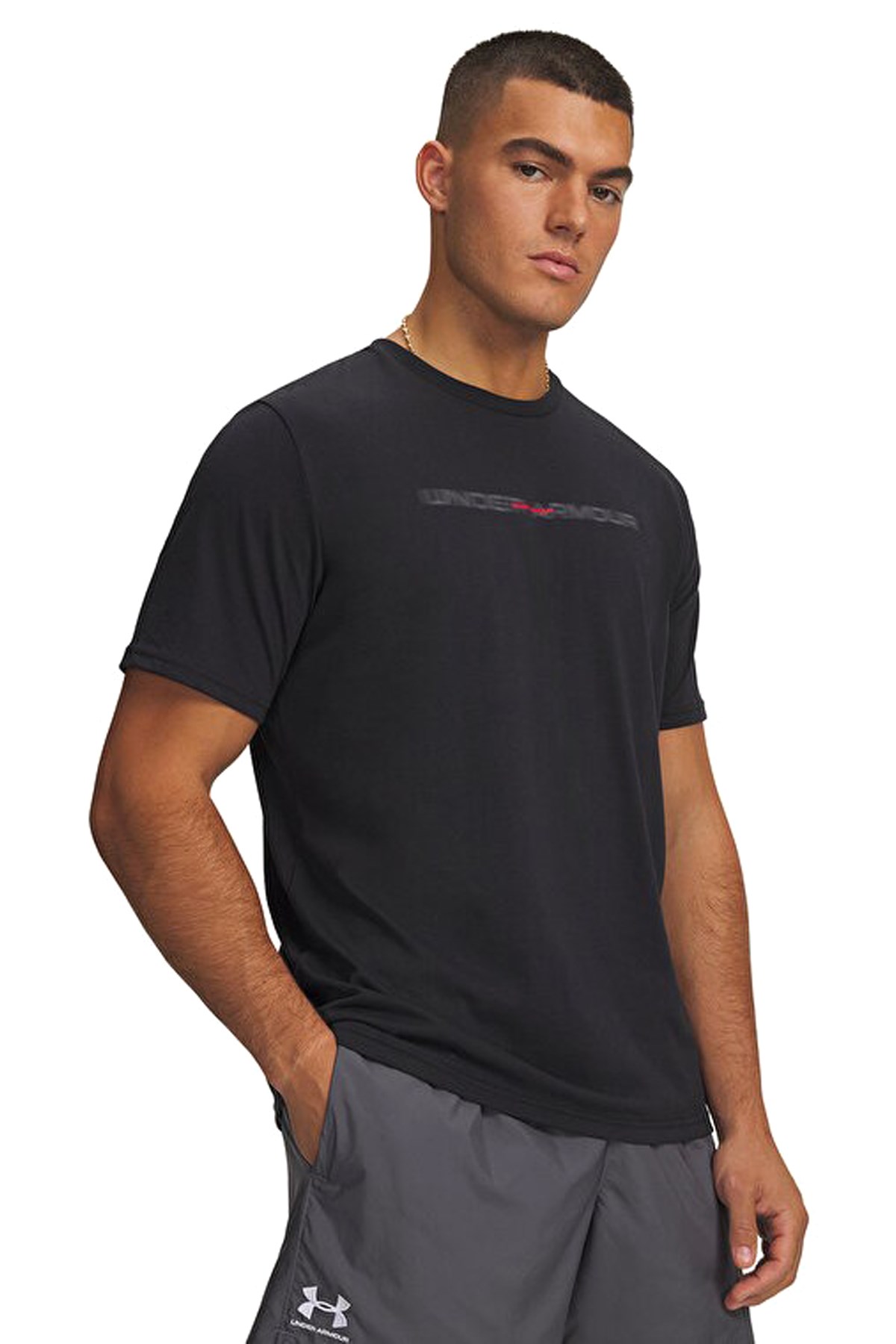 Under Armour Blur Erkek Tişört 6009248-001 Siyah