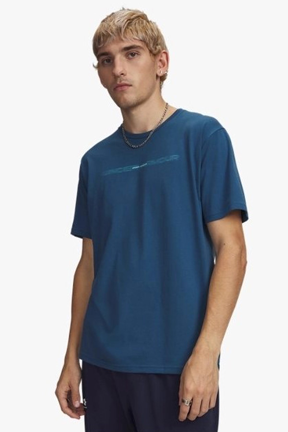 Under Armour Blur Erkek Tişört 6009248-498 Mavi