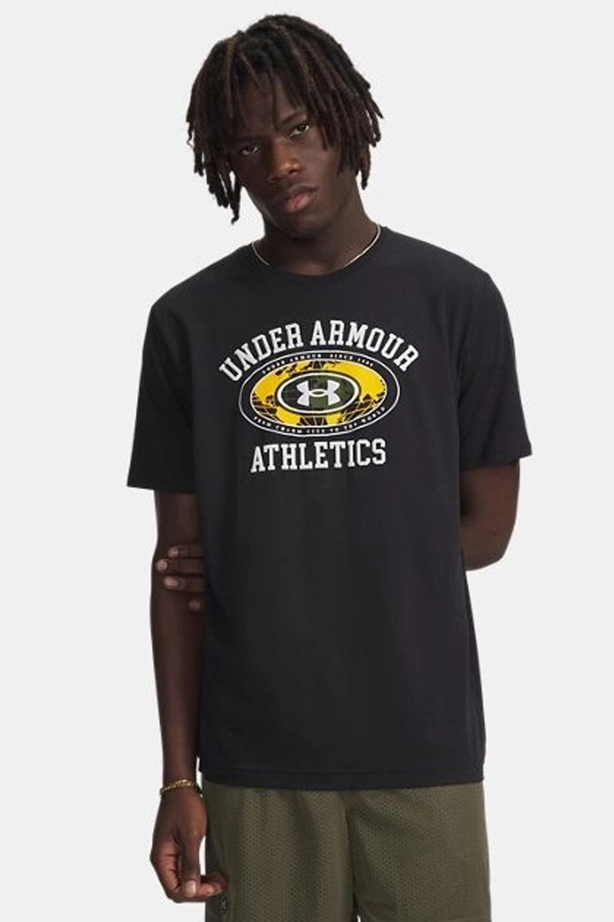 Under Armour Armor Globe Erkek Tişört 6009261-001 Siyah