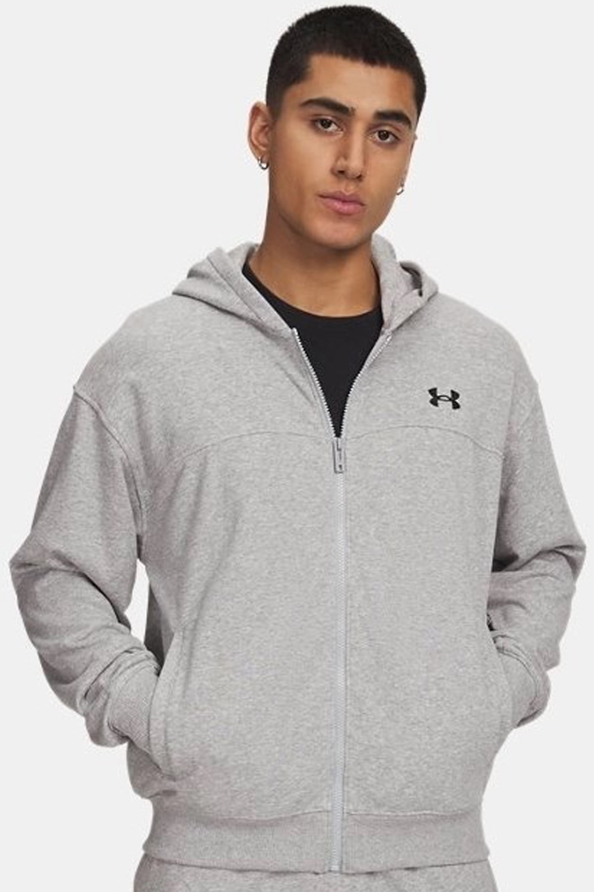 Under Armour Rival Erkek Sweatshirt 6009346-011 Gri