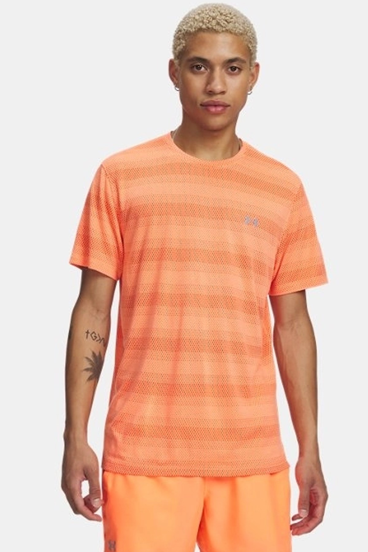 Under Armour Velociti Erkek Tişört 6009517-824 Turuncu