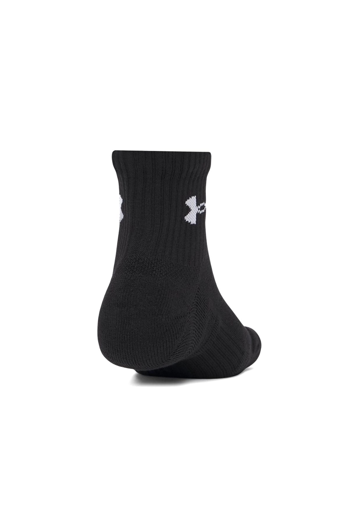 Under Armour Performance Cotton 3P Qtr Unisex Çorap 6009686-008 Siyah