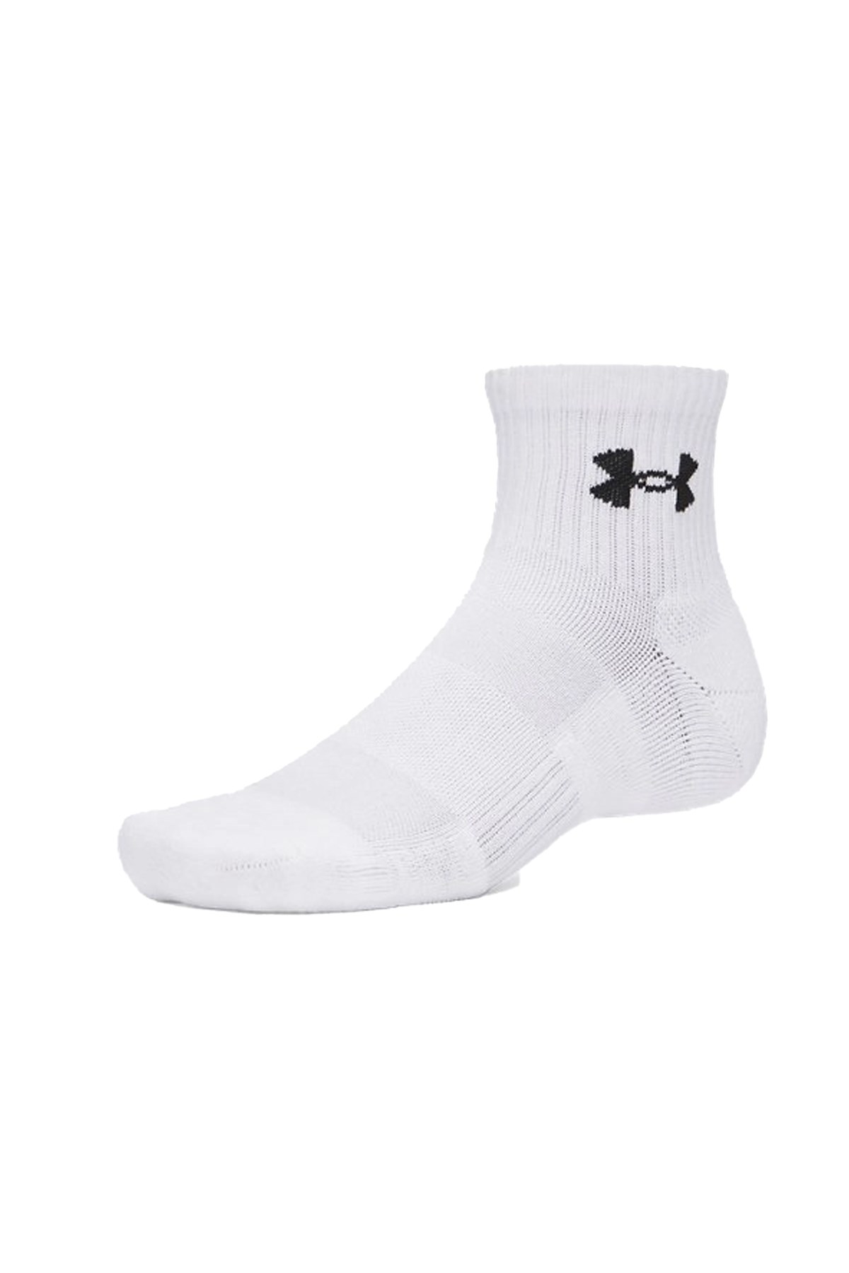 Under Armour Performance Cotton 3P Qtr Unisex Çorap 6009686-100 Beyaz