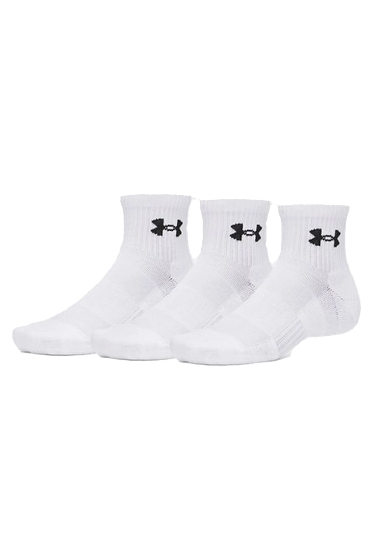 Under Armour Performance Cotton 3P Qtr Unisex Çorap 6009686-100 Beyaz
