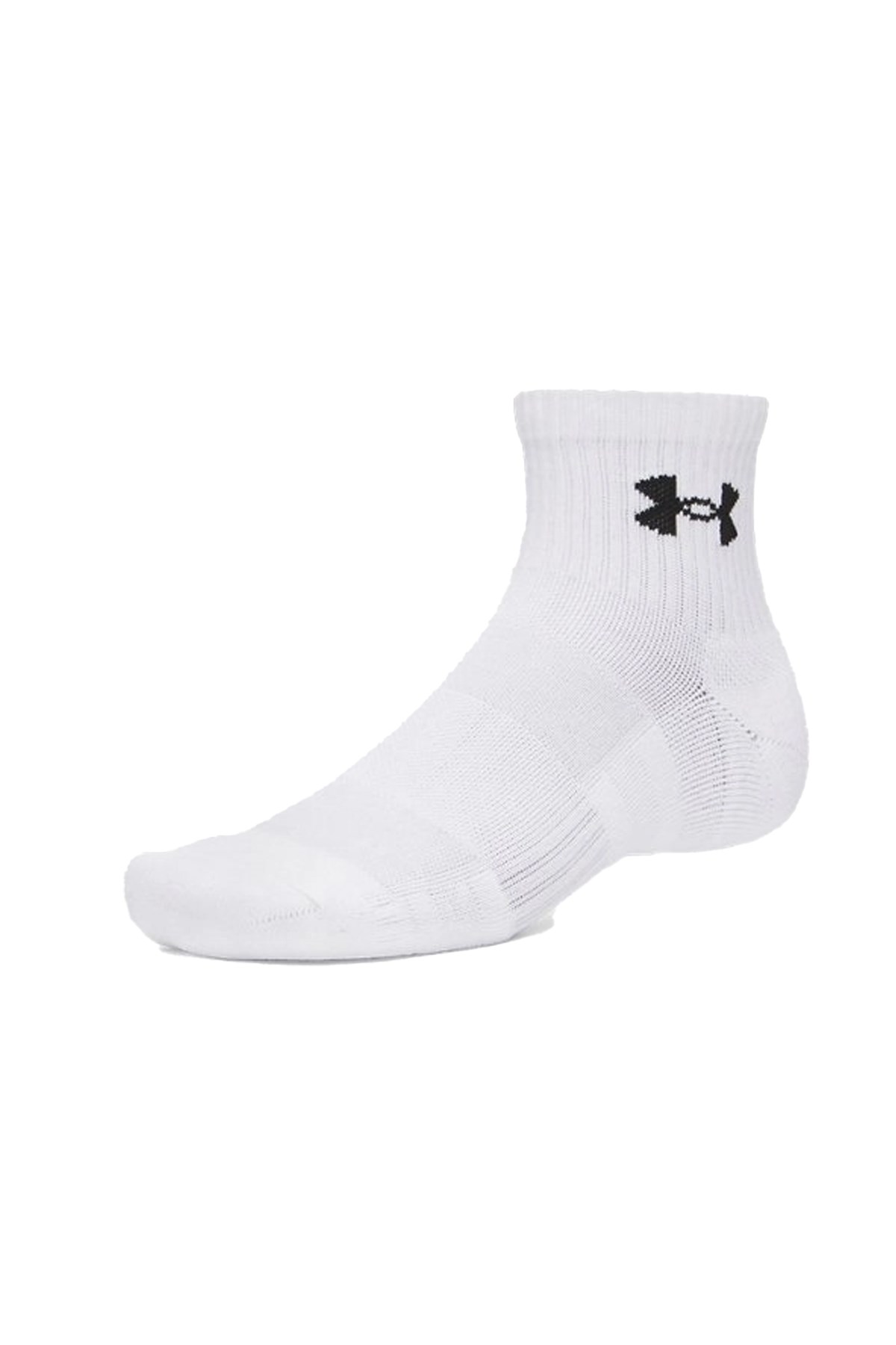 Under Armour Performance Cotton 3P Qtr Unisex Çorap 6009686-101 Beyaz
