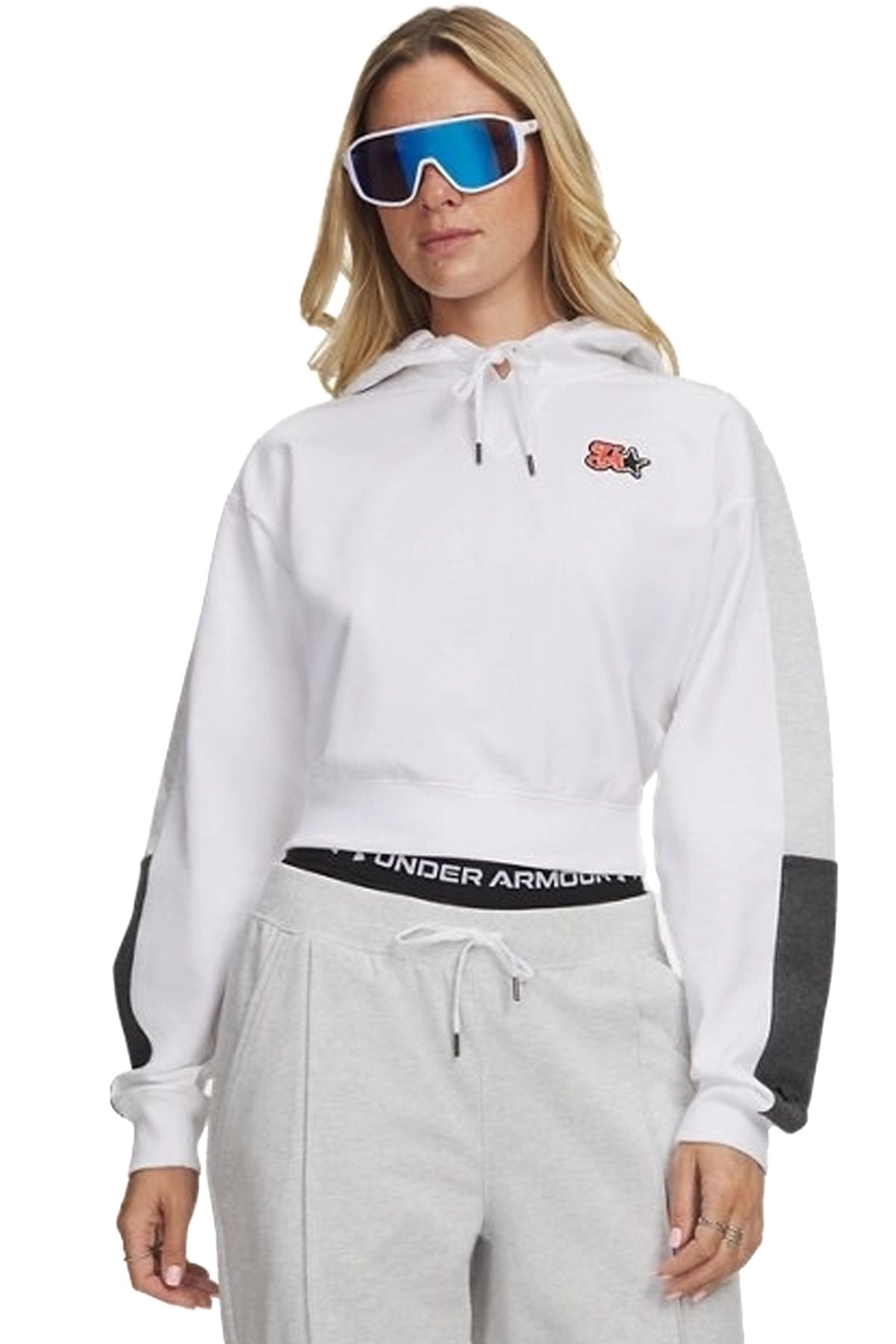 Under Armour Sport Terry Kadın Sweatshirt 6009705-100 Beyaz