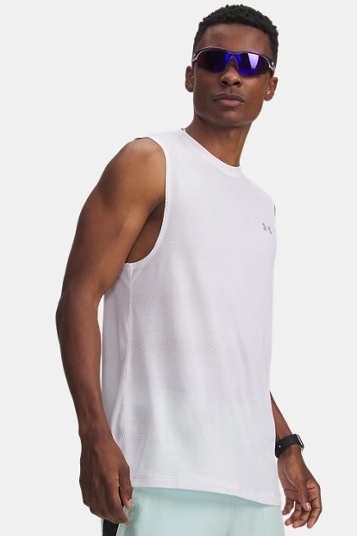 Under Armour Velociti Tank Erkek Atlet 6010888-100 Beyaz
