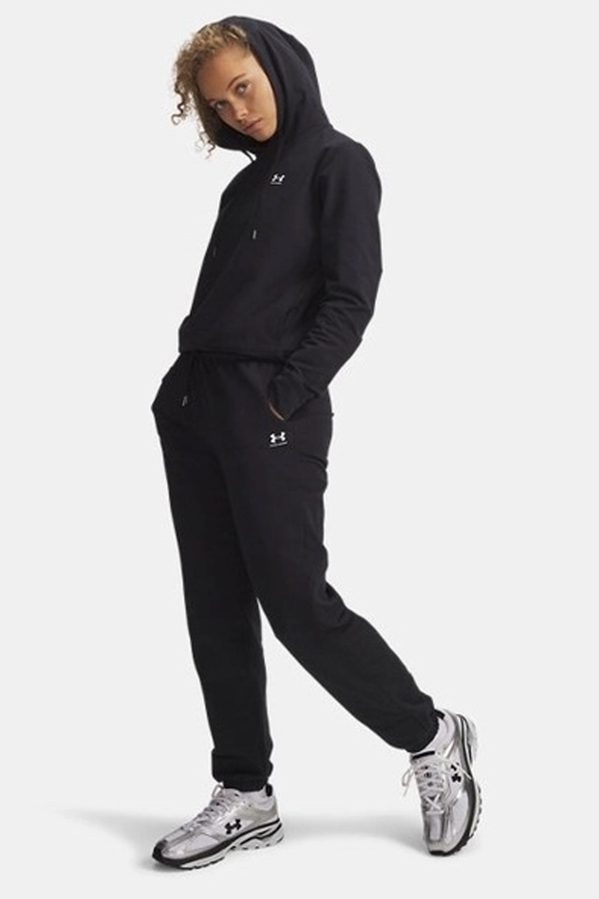Under Armour Sport Terry Kadın Eşofman Altı 6011020-001 Siyah