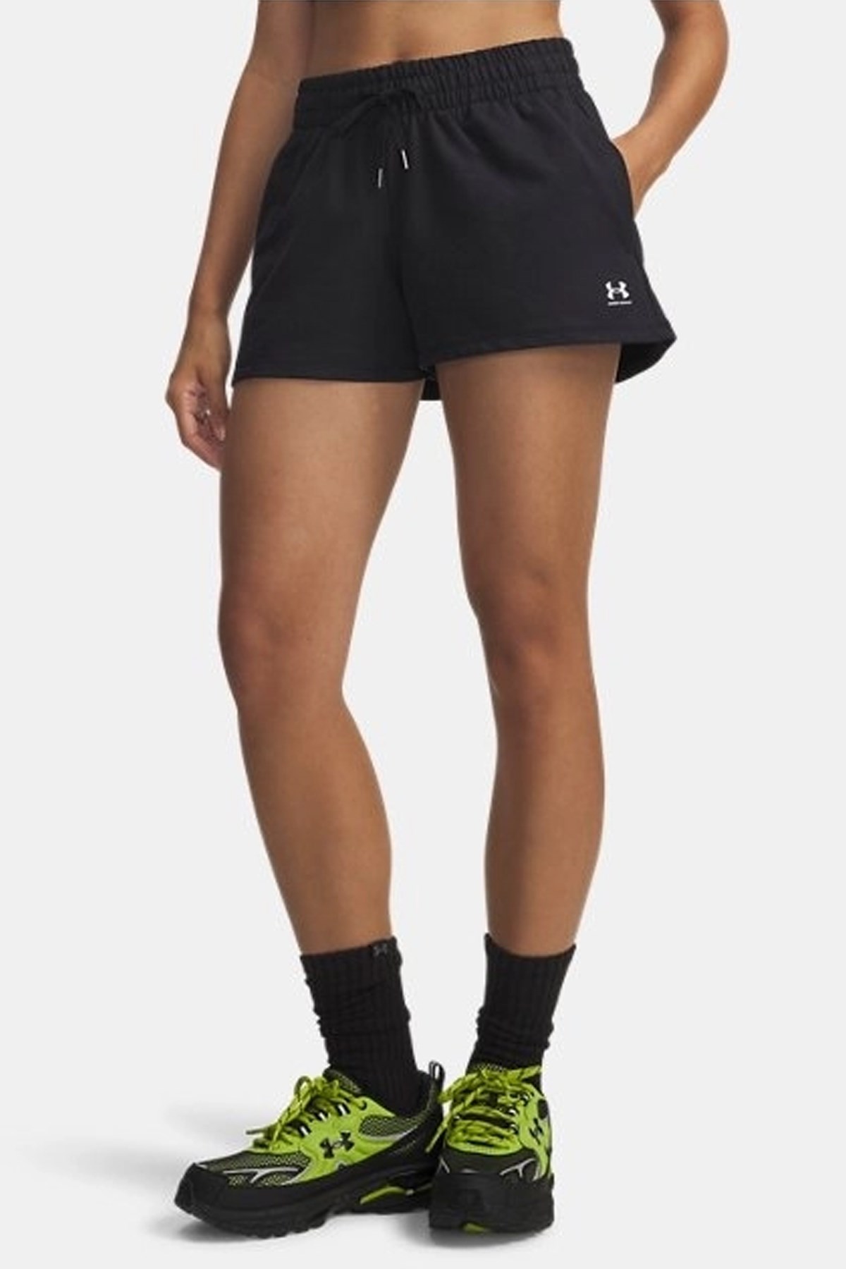 Under Armour Sport Terry Kadın Şort 6011022-001 Siyah