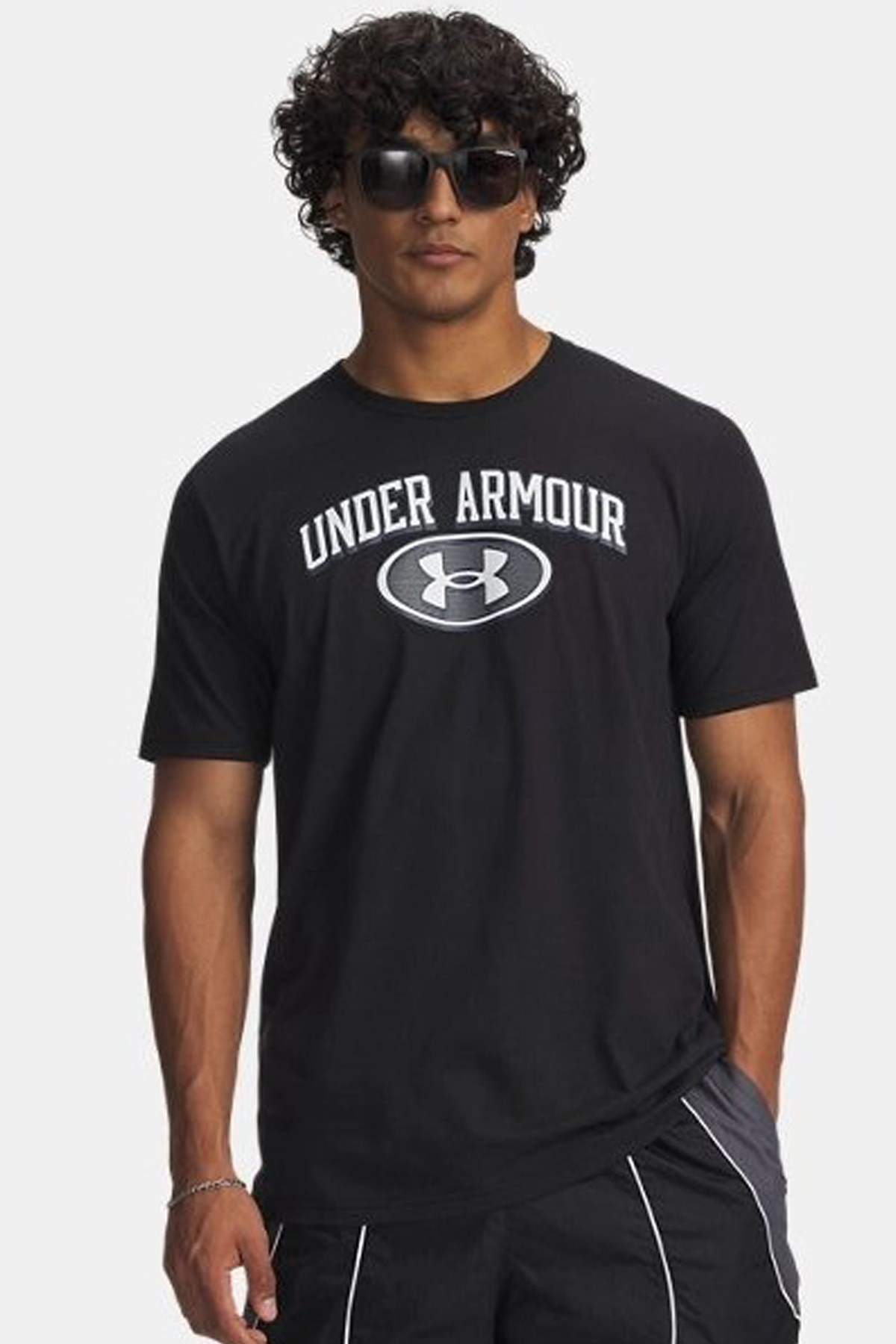 Under Armour Locker Erkek Tişört 6012778-001 Siyah