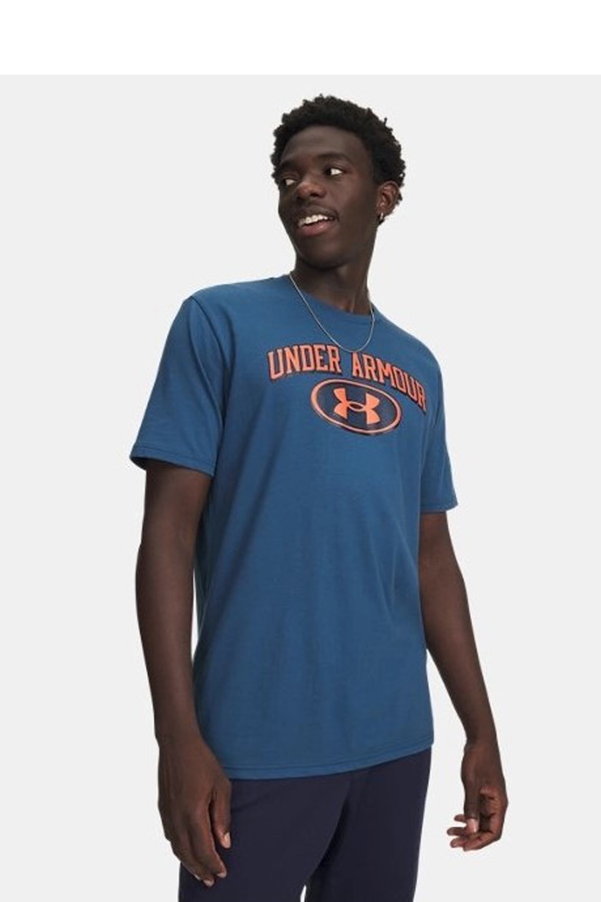 Under Armour Locker Erkek Tişört 6012778-498 Mavi