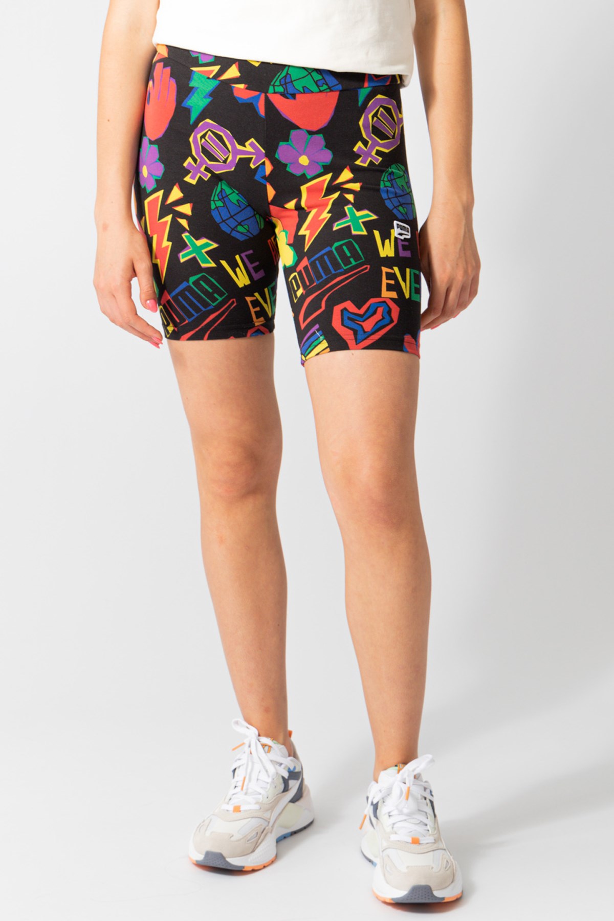 Puma Downtown Prıde Aop Kısa Tayt 62026101 Siyah